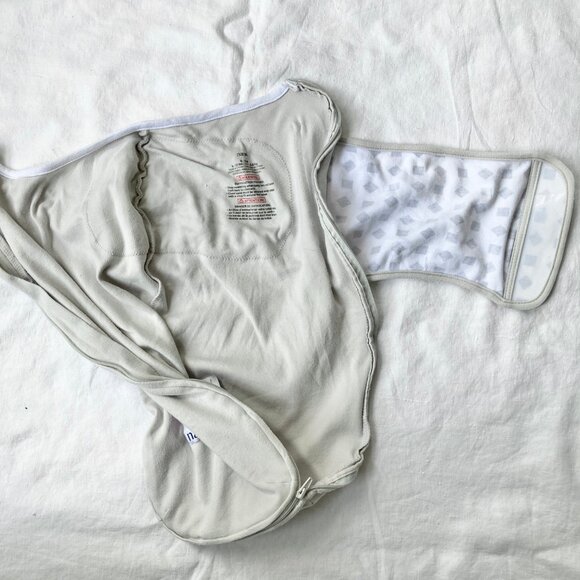 💙2/$25 Nanit 0-3 Months Breathing Wear Swaddle Grey Sleeping Bag Baby Infant - Picture 3 of 6